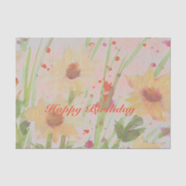 フローズンウォーターカラー設計紙製品 薄葉紙