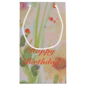 フローズンウォーターカラー設計 スモールペーパーバッグ (裏面)