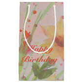 フローズンウォーターカラー設計 スモールペーパーバッグ (正面)