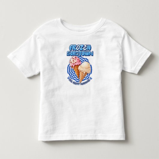 🍦 フローズンスクロタウン トドラーTシャツ (正面)