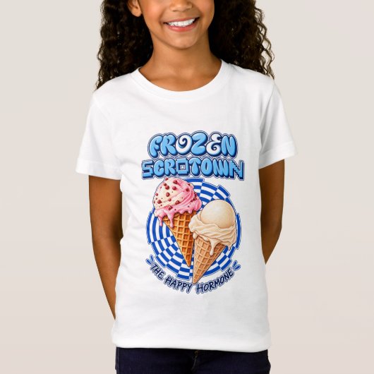 🍦 フローズンスクロタウン Tシャツ (正面)