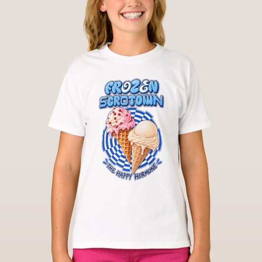 🍦 フローズンスクロタウン Tシャツ (正面)