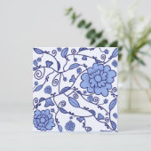 フローズンデルフトウェアをテーマにしたフラットカード (スタンド正面)