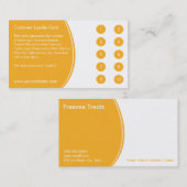 フローズンヨーグルトの顧客のロイヤリティの名刺 ロイヤリティカード (正面/裏面)