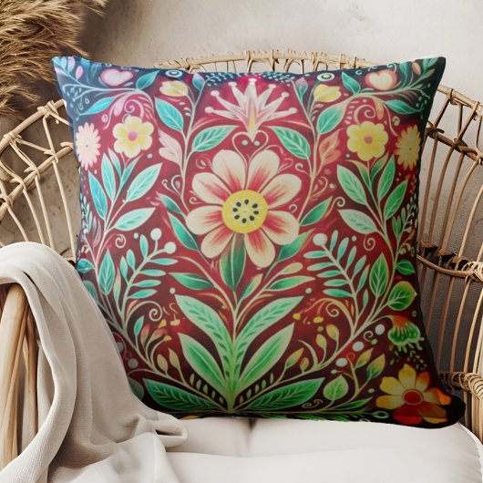 フローズンレッド装飾用クッション クッション