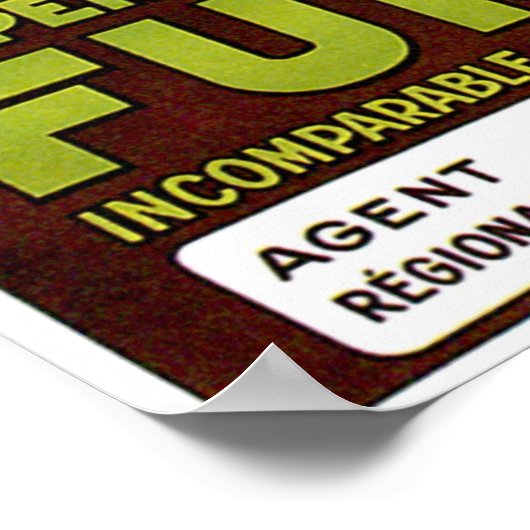 フロータイヤ～ヴィンテージ自動車タイヤAd ポスター (角)