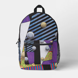 フローター – Vaporwave抽象芸術超現実主義アート プリントバックパック