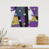 フローター – Vaporwave抽象芸術超現実主義アート ポスター (キッチン)