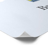 フローティカラフルングホーム指紋ゲストブック ポスター (角)