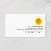 フローティンカラフルグ・バルーン・ベビーシッター 名刺 (裏面)