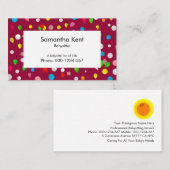 フローティンカラフルグ・バルーン・ベビーシッター 名刺 (正面/裏面)