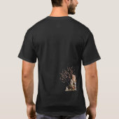 フローティングアイランドの滝 ゼン ガーデン Tシャツ (裏面)