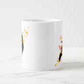 フローティングウィズ金ゴールド ジャンボコーヒーマグカップ (正面)