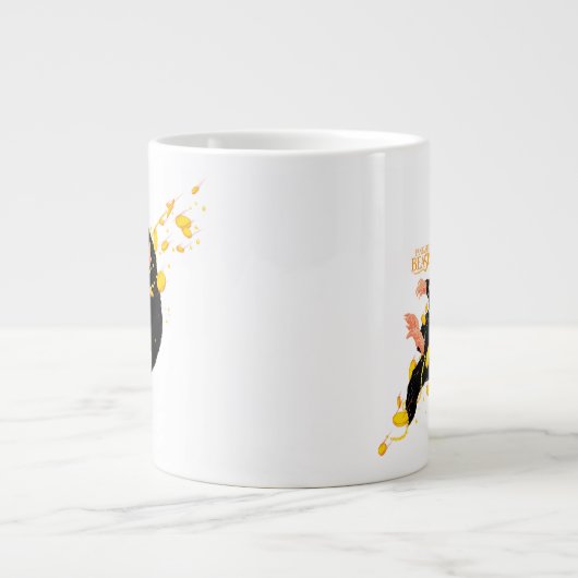 フローティングウィズ金ゴールド ジャンボコーヒーマグカップ (正面)