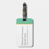 フローティングウィズ金ゴールド ラゲッジタグ (裏面縦)