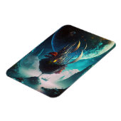 フローティングキャッスルシップファンタジーアートマグネット マグネット (左側)