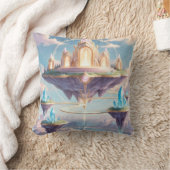 フローティングクリスタルテンプルピロー – Etherealファンタジー クッション (ブランケット)