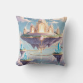 フローティングクリスタルテンプルピロー – Etherealファンタジー クッション (正面)