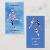 フローティングコイブルー名刺 名刺 (正面/裏面)