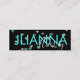 フローティングサロンメイクアップ爪、 ネイルまつげ スキニー名刺