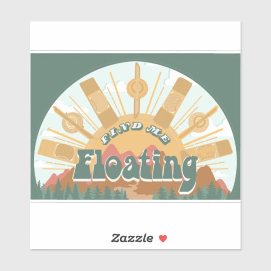 フローティングステッカーを見つける シール (シート)