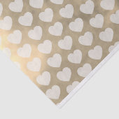 フローティングハートオンゴールデン結婚クラウドのロマンチック 薄葉紙 (詳細)