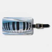 フローティングピアノ鍵 ラゲッジタグ (正面横)