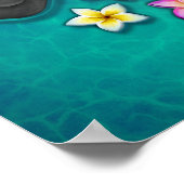 フローティングフラワーズスパウェルカムサインポスター ポスター (角)