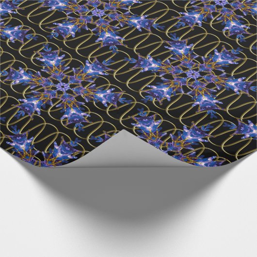 フローティングフレーク2アットナイトラッピング紙 ラッピングペーパー (角)