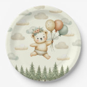 フローティングベアアドベンチャーズ紙プレート ペーパープレート (正面)