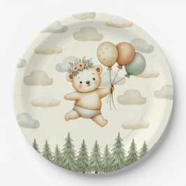 フローティングベアアドベンチャーズ紙プレート ペーパープレート