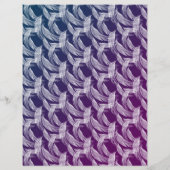 フローティングホワイト羽毛スクラップブック紙 (裏面)