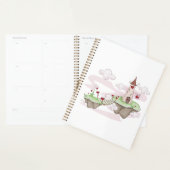 フローティングラブキャッスルイラストレーションロマンチックファンタジー プランナー手帳 (ディスプレー)