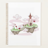 フローティングラブキャッスルイラストレーションロマンチックファンタジー プランナー手帳 (正面)