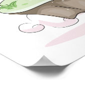 フローティングラブキャッスルイラストレーションロマンチックファンタジー ポスター (角)