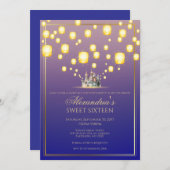 フローティングランタンSweet sixteen招待状 招待状 (正面/裏面)