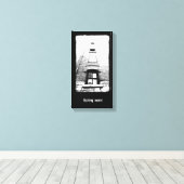 フローティングルームズキャンバスアート キャンバスプリント (インサイチュ (ウッドフロア))