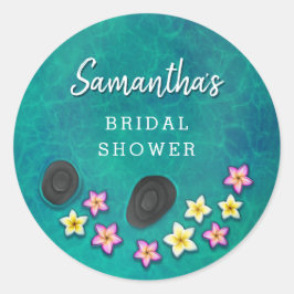 フローティング花スパパーティーシール ラウンドシール