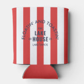 フローティング＆トースト 湖荘の赤ストライプ 缶クーラー (裏面)