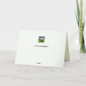 フローティング・フロッグありがとう サンキューカード (裏面)