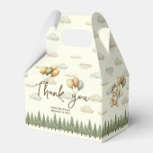 フローティング・ベア・アドベンチャーズ赤ちゃんシャワーありがとう フェイバーボックス (正面サイド)