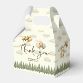 フローティング・ベア・アドベンチャーズ赤ちゃんシャワーありがとう フェイバーボックス