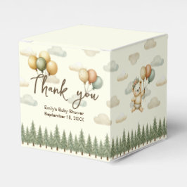 フローティング・ベア・アドベンチャーズ赤ちゃんシャワーありがとう フェイバーボックス