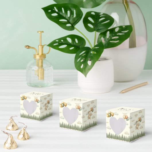 フローティング・ベア・アドベンチャーズ赤ちゃんシャワーありがとう フェイバーボックス (複数)