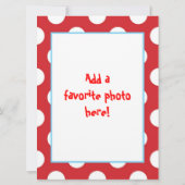 フローティーファイブの誕生日招待状 招待状 (裏面)