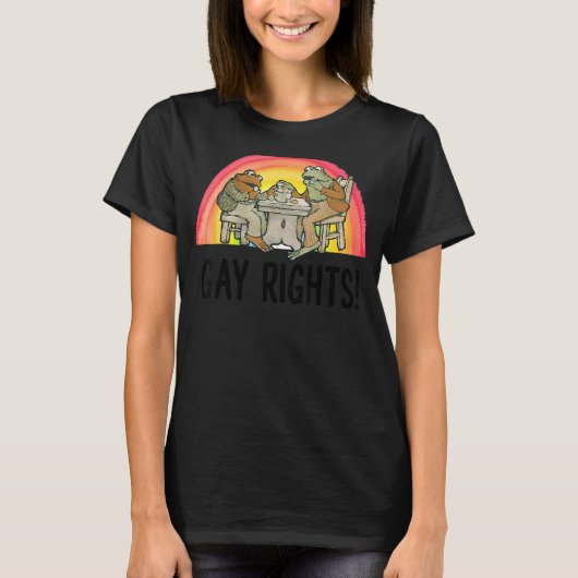 フロートカドゲイライツLGBTプライド Tシャツ (正面)