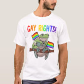 フロートカドゲイ権利LGBTプライド月 Tシャツ (正面)