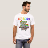 フロートカドゲイ権利LGBTプライド月 Tシャツ (正面フル)