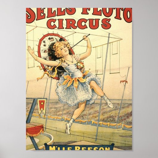 フロートサーカスM'lle Beesonを販売 ポスター (正面)