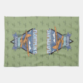 フロートプレーン 航空アドベンチャー キッチンタオル (横)